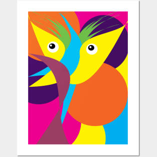 Crazy Bird Posters and Art